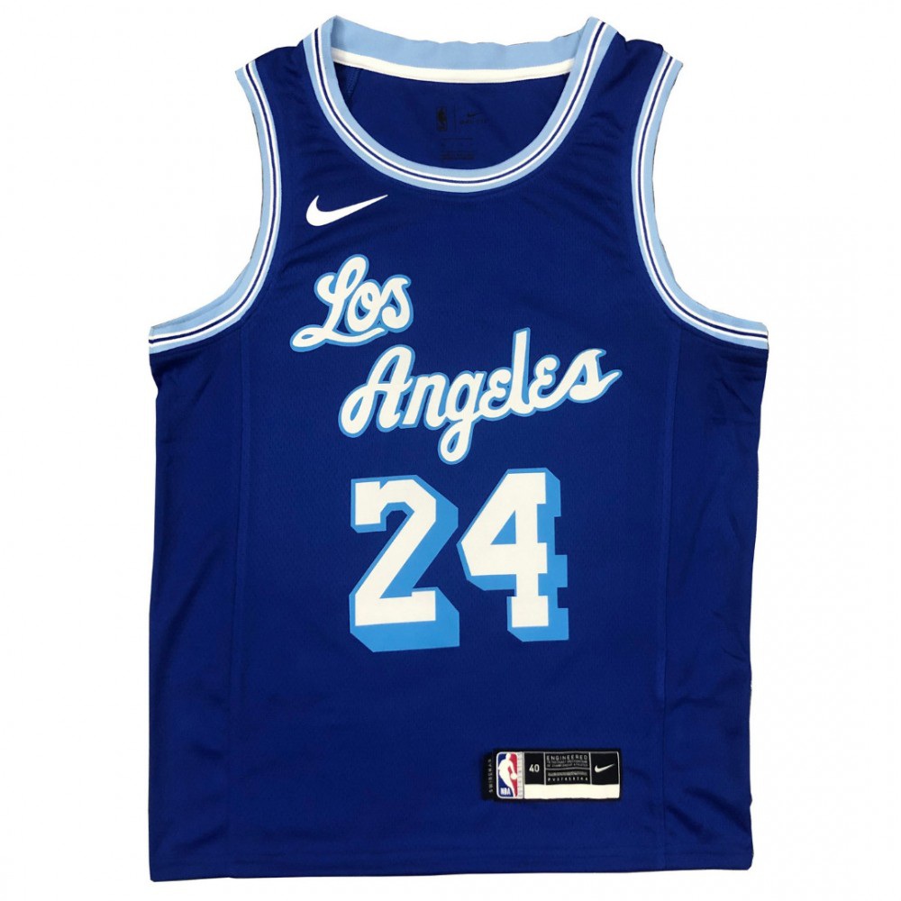 Men's Los Angeles Lakers Kobe Bryant #24 Blue 2020 Swingman Jersey - Classic Edition-Pro Kit Vault | Brand New 26/27 Sports Jerseys